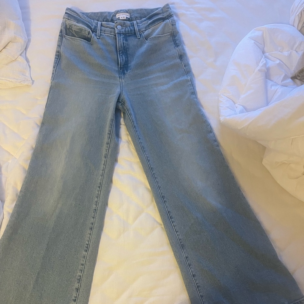 Good american good waist palazzo color 462
